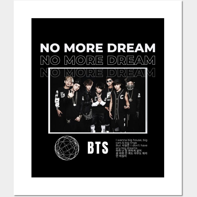 BTS: No More Dream Group Photo Wall Art by TheMochiLife